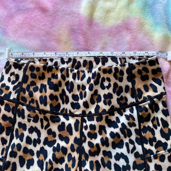 Leopard print workout pants-high waist - Picture 3 of 7